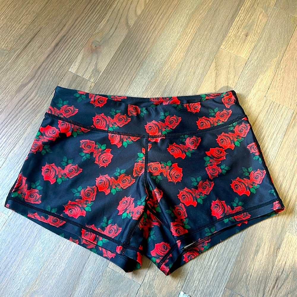 Exo Brand - Rose workout shorts